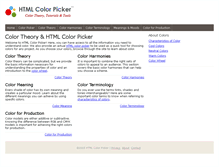 Tablet Screenshot of htmlcolorpicker.com